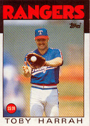 1986 Topps Baseball Cards      535     Toby Harrah